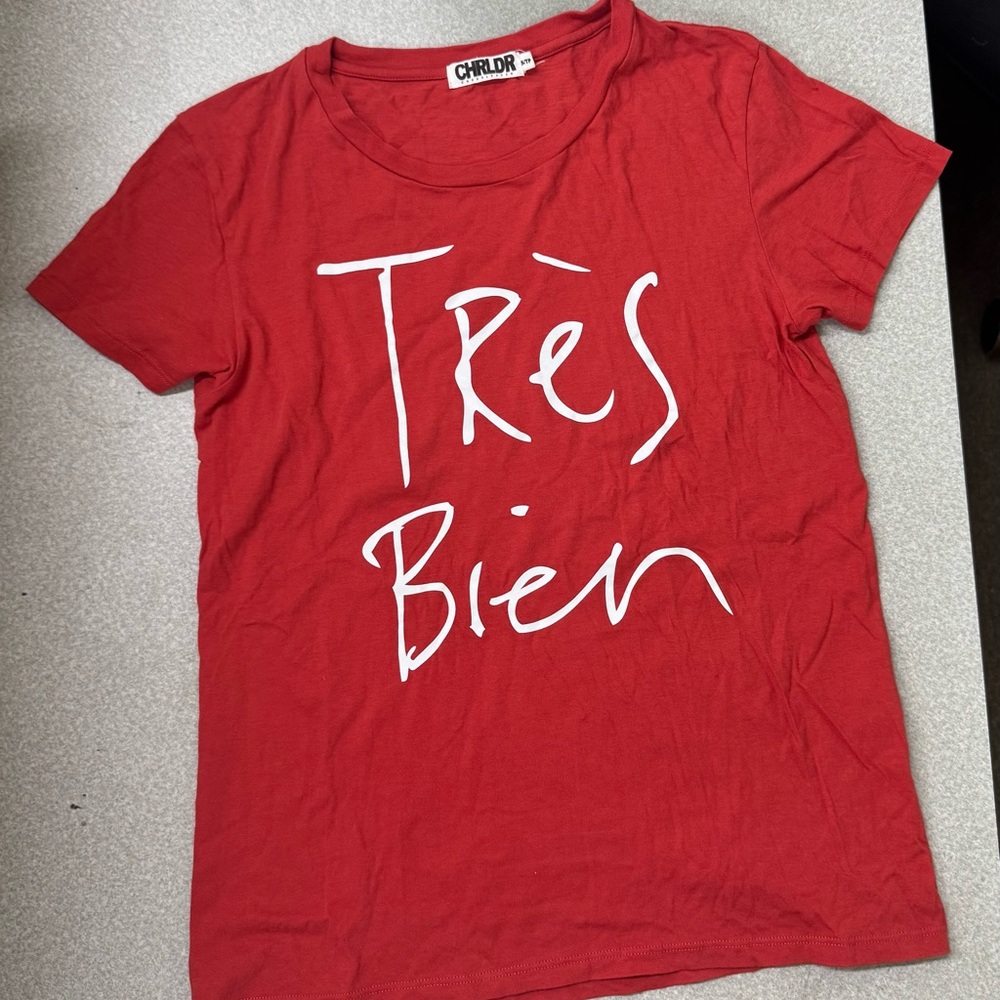 Women’s CHRLDR Red Tee